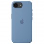 Чехол для iPhone 16e Silicone Case, с логотипом, голубой