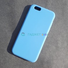 Чехол для iPhone 6, Silicone Case, без лого, цвет 57 - аквамарин