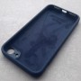 iPhone 7 / 8 / SE, Silicone Case с прямоугольными гранями, темно-синий матовый