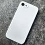 iPhone 7 / 8 / SE, Чехол Silicone Case квадратный, белый