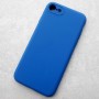 Силиконовый чехол Silicone Case для Apple iPhone 7 / 8  №11 (темно-синий)
