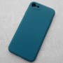 Чехол Silicone Case для iPhone 7 / 8 / SE, цвет морская волна (39JD)
