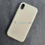 Чехол для iPhone XR, Silicone Case, без лого, цвет 11- бежевый