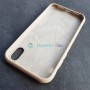 Чехол для iPhone XR, Silicone Case, без лого, цвет 11- бежевый