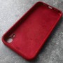 Чехол для iPhone XR Silicone Case, с логотипом, красный