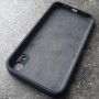 Чехол для iPhone XR Silicone Case, с логотипом, серый
