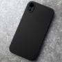 Чехол для iPhone XR Silicone Case, с логотипом, черный