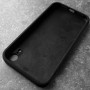 Чехол для iPhone XR Silicone Case, с логотипом, черный