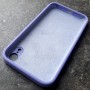 Чехол для iPhone XR Silicone Case, с логотипом, сирень
