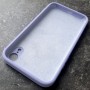 Чехол для iPhone XR Silicone Case, с логотипом, бледно-сиреневый