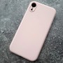 Чехол для iPhone XR Silicone Case, с логотипом, розовый песок