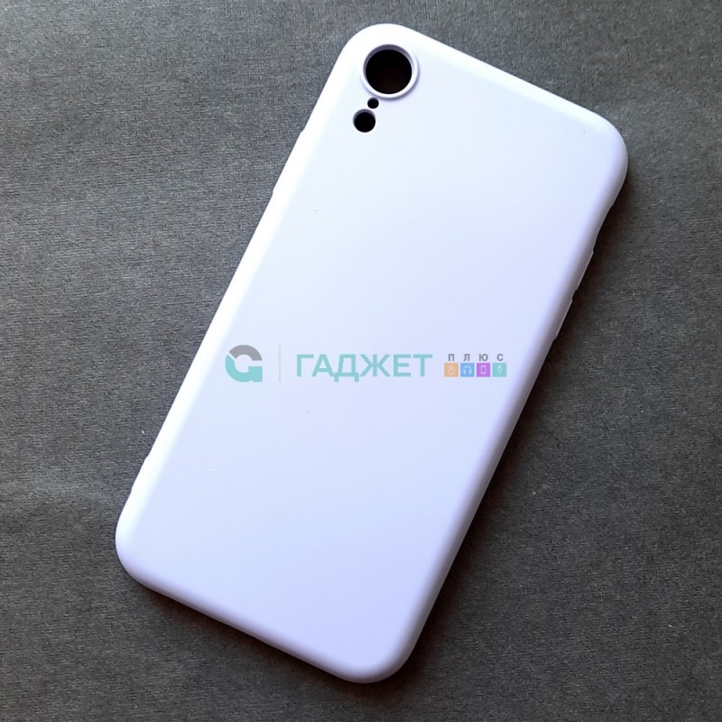 Силиконовый чехол для Apple iPhone XR, фиолетовый Силиконовый чехол для Apple iPhone XR, фиолетовый