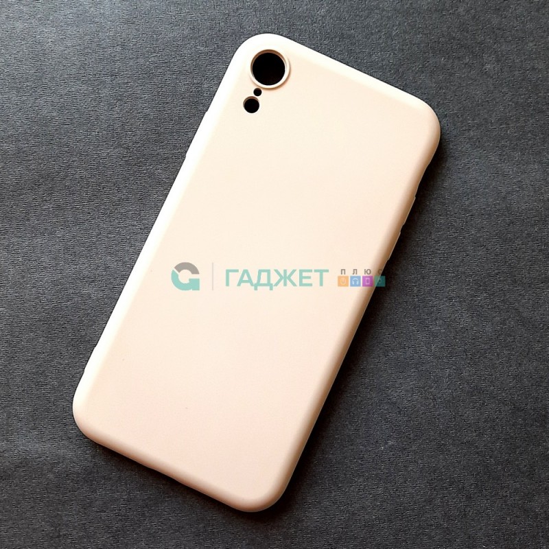 Силиконовый чехол для Apple iPhone XR, античный белый Силиконовый чехол для Apple iPhone XR, античный белый