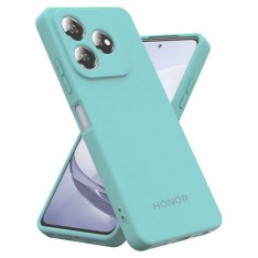 Чехол для Honor 400 Lite, Silicone Case, с логотипом, ментол