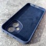 Чехол для Honor 400, Silicone Case, с логотипом, синий