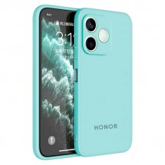 Чехол для Honor 600 Lite, Silicone Case, с логотипом, мятный