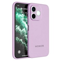 Чехол для Honor 600 Lite, Silicone Case, с логотипом, фиалковый