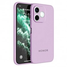 Чехол для Honor 600 Lite, Silicone Case, с логотипом, фиалковый