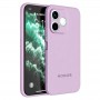 Чехол для Honor 600 Lite, Silicone Case, с логотипом, фиалковый