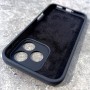 Чехол для Honor 600 Lite, Silicone Case, с логотипом, черный