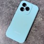 Чехол для Honor 600 Lite, Silicone Case, с логотипом, мятный