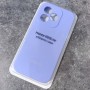 Чехол для Honor 600 Lite, Silicone Case, с логотипом, фиалковый
