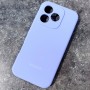 Чехол для Honor 600 Lite, Silicone Case, с логотипом, фиалковый