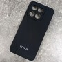 Чехол для Honor X7D, Silicone Case, с логотипом, черный