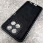 Чехол для Honor X7D, Silicone Case, с логотипом, черный