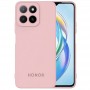 Чехол для Honor X7D, Silicone Case, с логотипом, розовый песок
