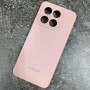 Чехол для Honor X7D, Silicone Case, с логотипом, розовый песок
