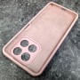 Чехол для Honor X7D, Silicone Case, с логотипом, розовый песок