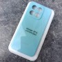 Чехол для Honor X7D, Silicone Case, с логотипом, ментоловый