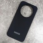 Чехол для Honor X9D, Silicone Case, с логотипом, черный