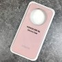 Чехол для Honor X9D, Silicone Case, с логотипом, розовый песок