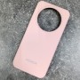 Чехол для Honor X9D, Silicone Case, с логотипом, розовый песок