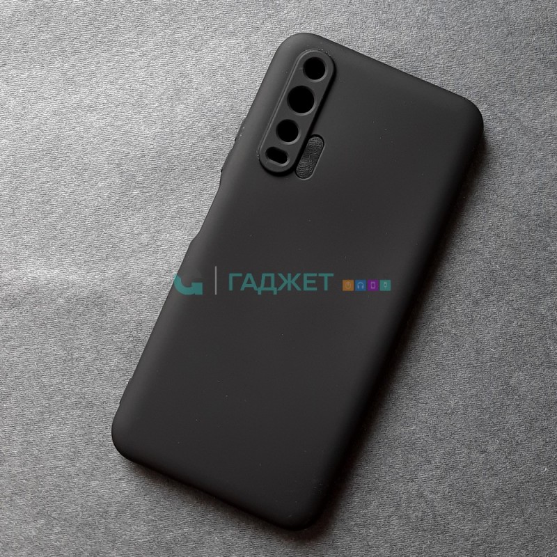 Силиконовый чехол для Huawei Honor 20 Pro, черный Силиконовый чехол для Huawei Honor 20 Pro, черный