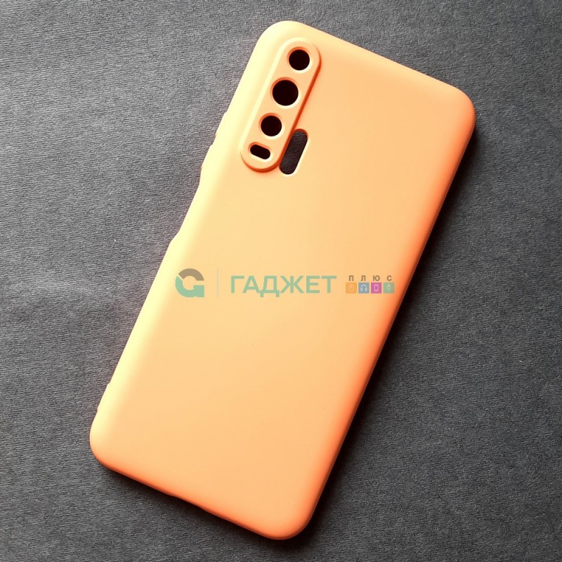 Силиконовый чехол для Huawei Honor 20 Pro, персик Силиконовый чехол для Huawei Honor 20 Pro, персик