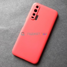 Силиконовый чехол для Huawei Honor 20 Pro, красная камелия