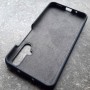 Чехол для Huawei Honor 20, Silicone Case, темно-сине-серый матовый