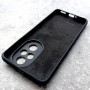 Чехол для Honor 200 Pro, Silicone Case, с логотипом, черный