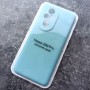 Чехол для Honor 200 Pro, Silicone Case, с логотипом, ментоловый