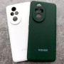 Чехол для Honor 200 Pro, Silicone Case, с логотипом, хаки