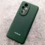 Чехол для Honor 200 Pro, Silicone Case, с логотипом, хаки