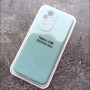 Чехол для Honor 200, Silicone Case, с логотипом, ментол
