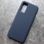 Чехол для Huawei Honor 30, Silicone Case, темно-сине-серый матовый