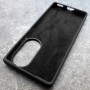 Чехол для Huawei Honor 70, Silicone Case, с логотипом, черный