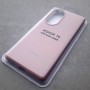Чехол для Huawei Honor 70, Silicone Case с логотипом, розовый песок
