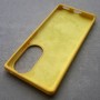 Чехол для Huawei Honor 70, Silicone Case с логотипом, желтый