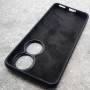 Чехол для Huawei Honor 90, Silicone Case, с логотипом, черный